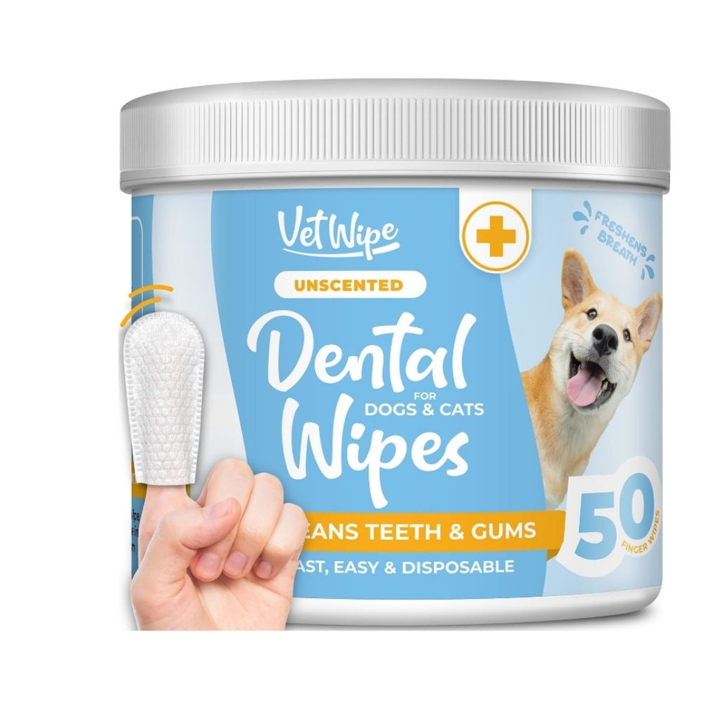 Dog Teeth Cleaning Finger Wipes